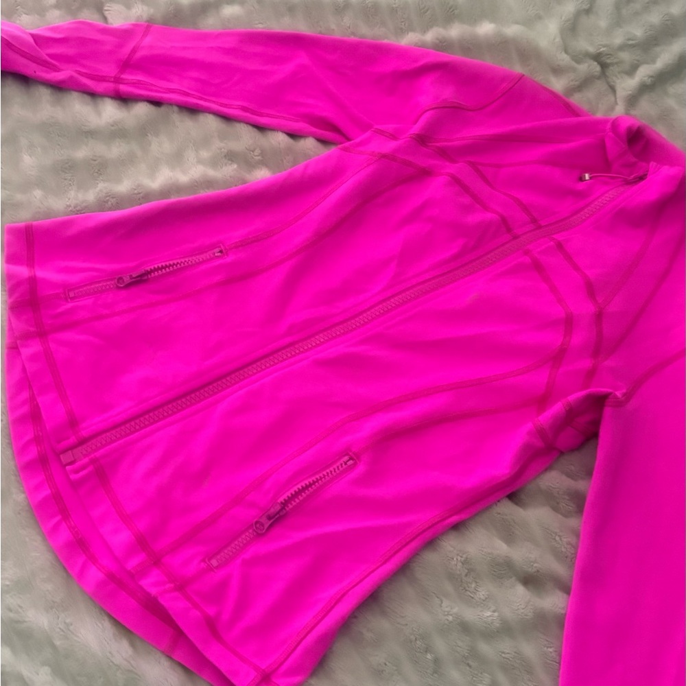 lululemon athletica Neon Pink Full-Zip Performance Jacket